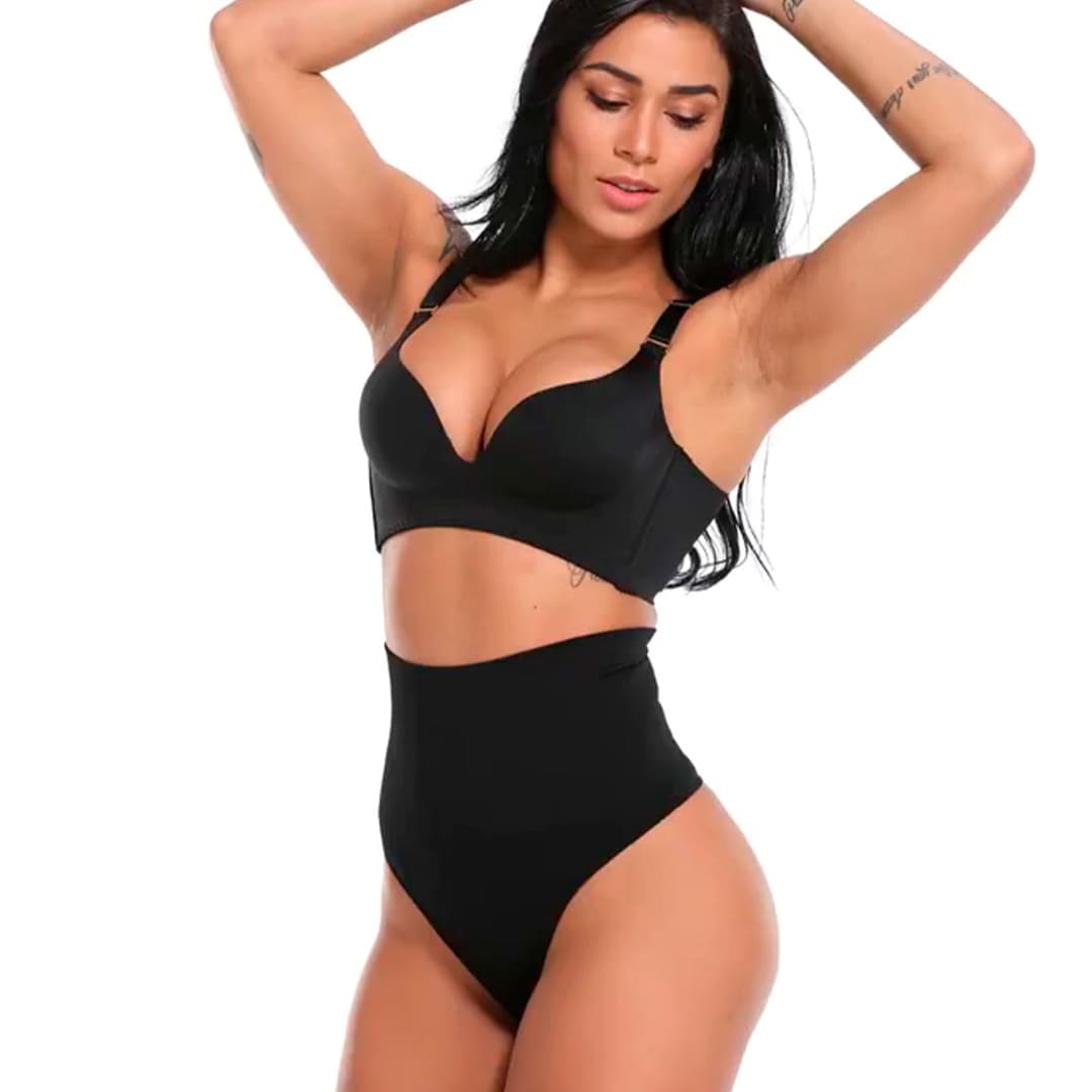 Calcinha Modeladora Afina Cintura Comprime Abdômen (Kit 3 Unidades) - ShapeWear